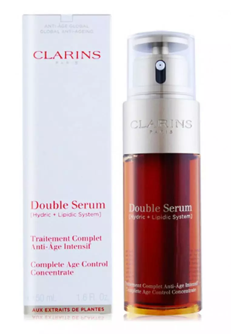 Clarins Double Serum (Hydric + Lipidic) Complete Age Control Concentrate 50ml