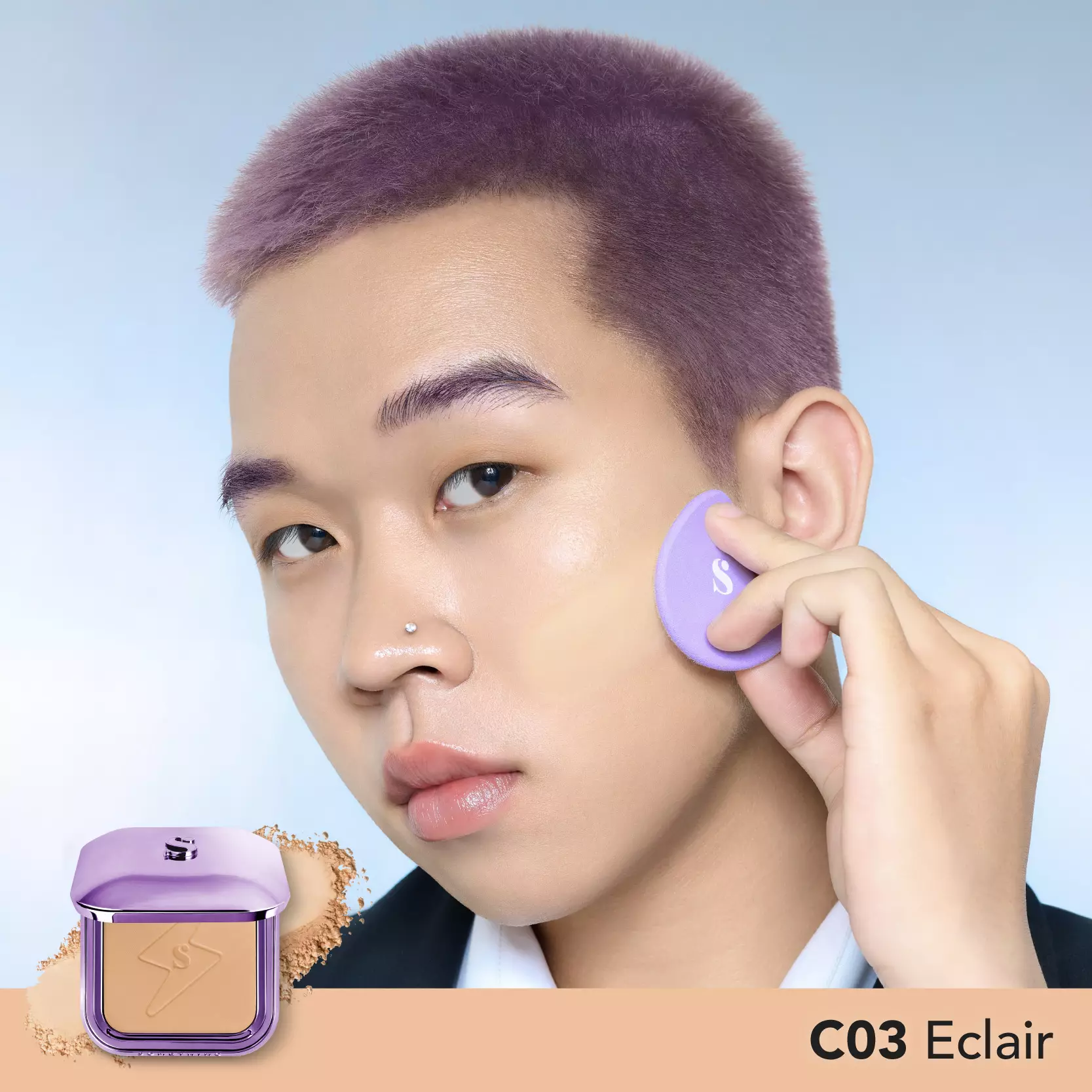 SOMETHINC Copy Paste COVERBLUR Powder Foundation - C03 Eclair