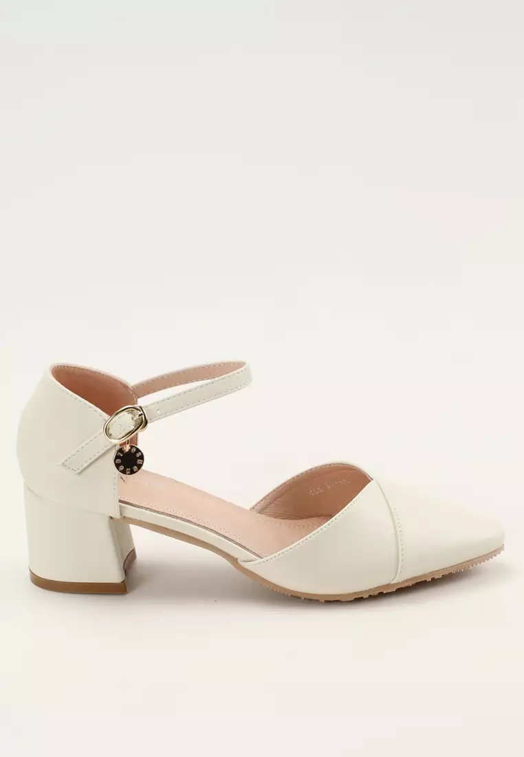 Discount on Twenty Eight Shoes  shoes - SKU: Elegant Strap Mid Heel TH546-72