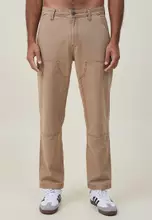 Double Knee Washed Camel