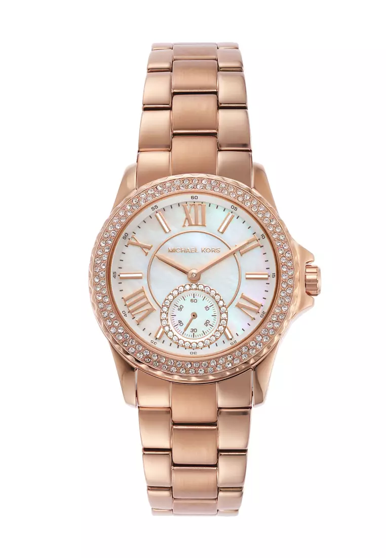 White gold mk watch on sale
