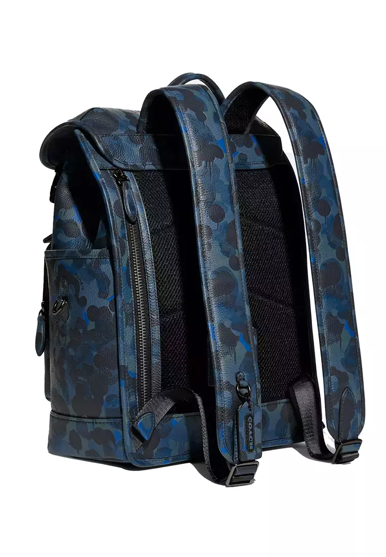 Mens coach camo best sale backpack