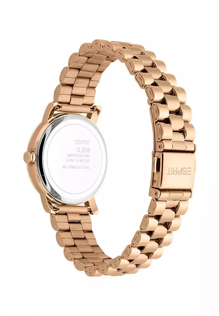 Luna Set Stainless Steel Rose Gold Watch for Women EES1L298M0075