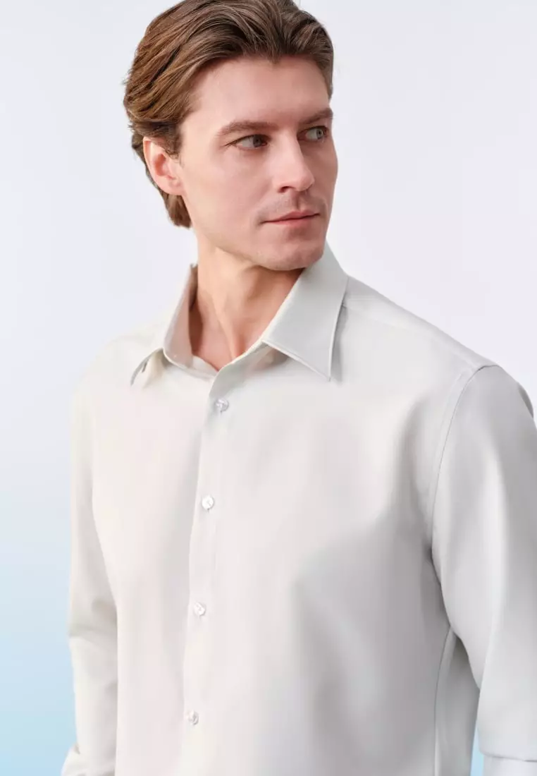 G2000 Non-Iron Dry Fine Twill Smart Fit Long Sleeve Shirt