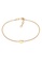 Elli Jewelry white Bracelet Heart Basic Topaz Gemstone 585 Yellow Gold DF30DACEB6AEEDGS_1