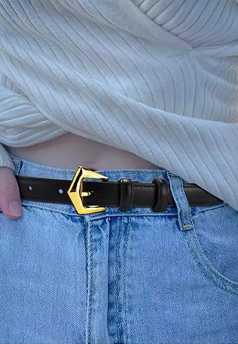 Slim Cowhide Belt