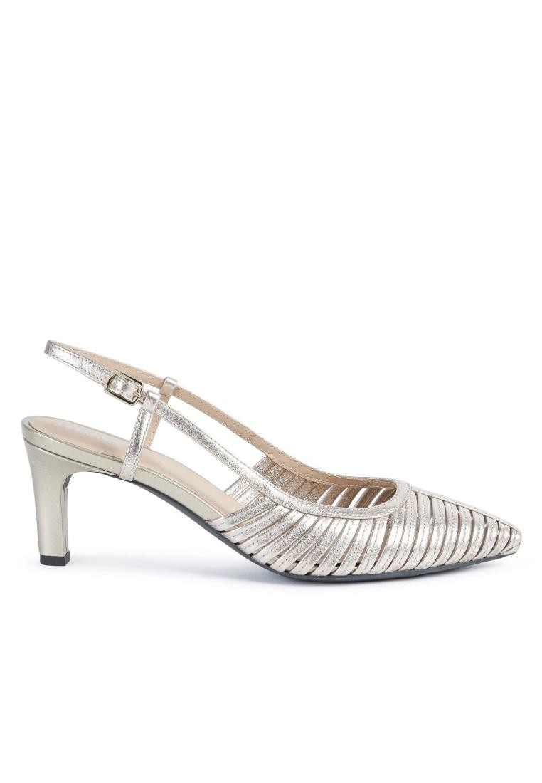 GEOX Ladies Bibbiana Heels - Champagne D259CB-000CF-CB500S2