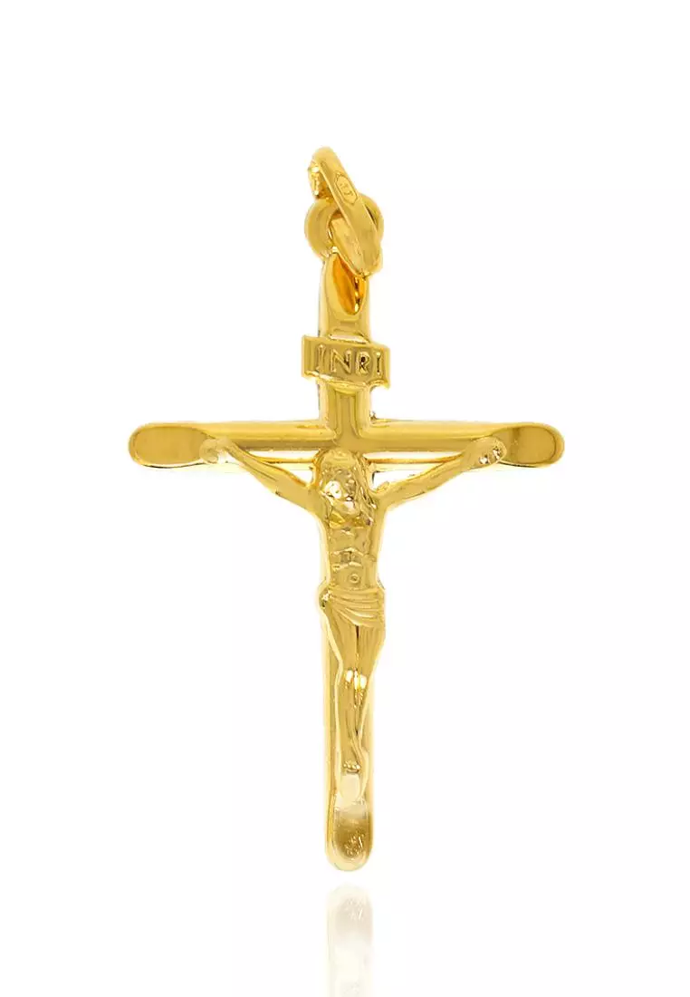Buy DS Jewelry 18kYG Cross Pendant 2023 Online ZALORA Philippines