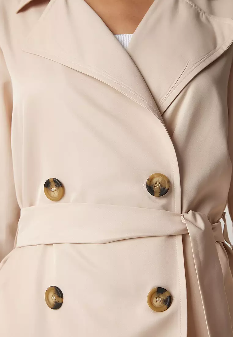 Double Breasted Trench Coat