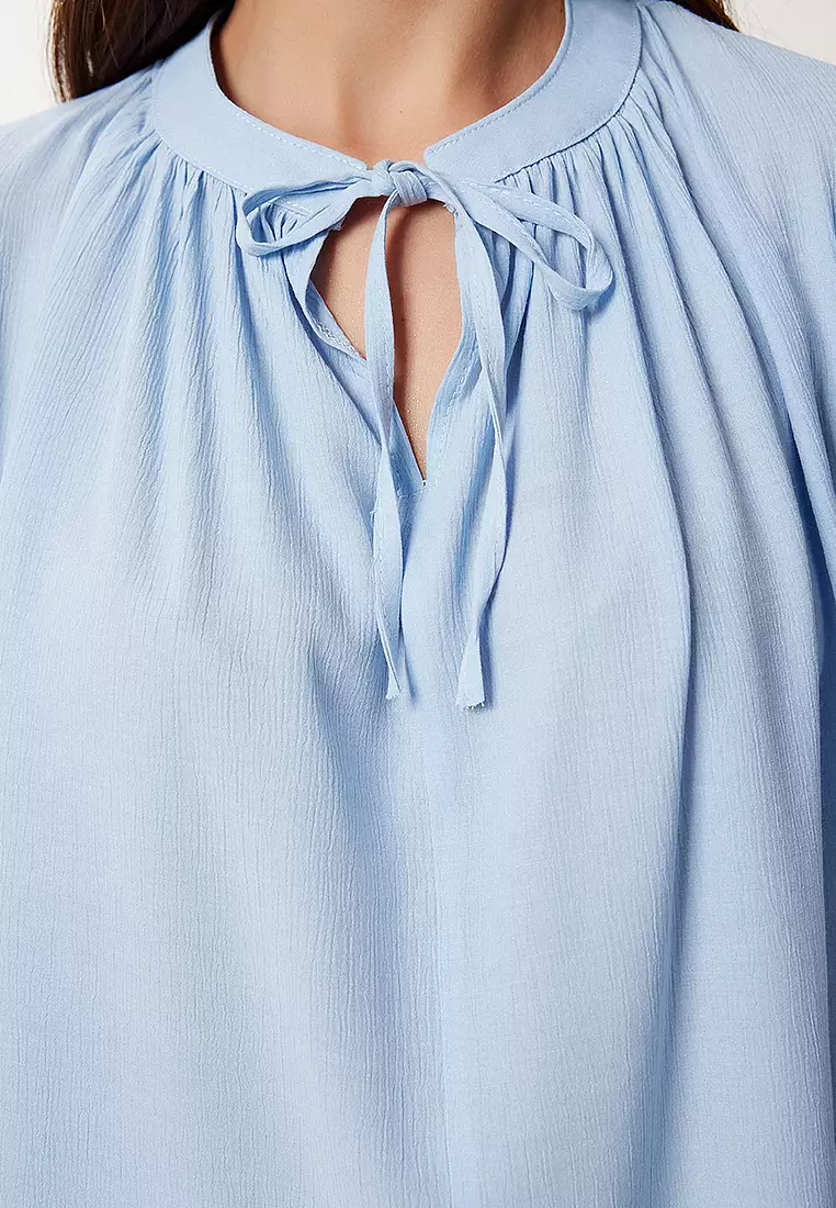 Embroidery Embroidered Linen Blouse