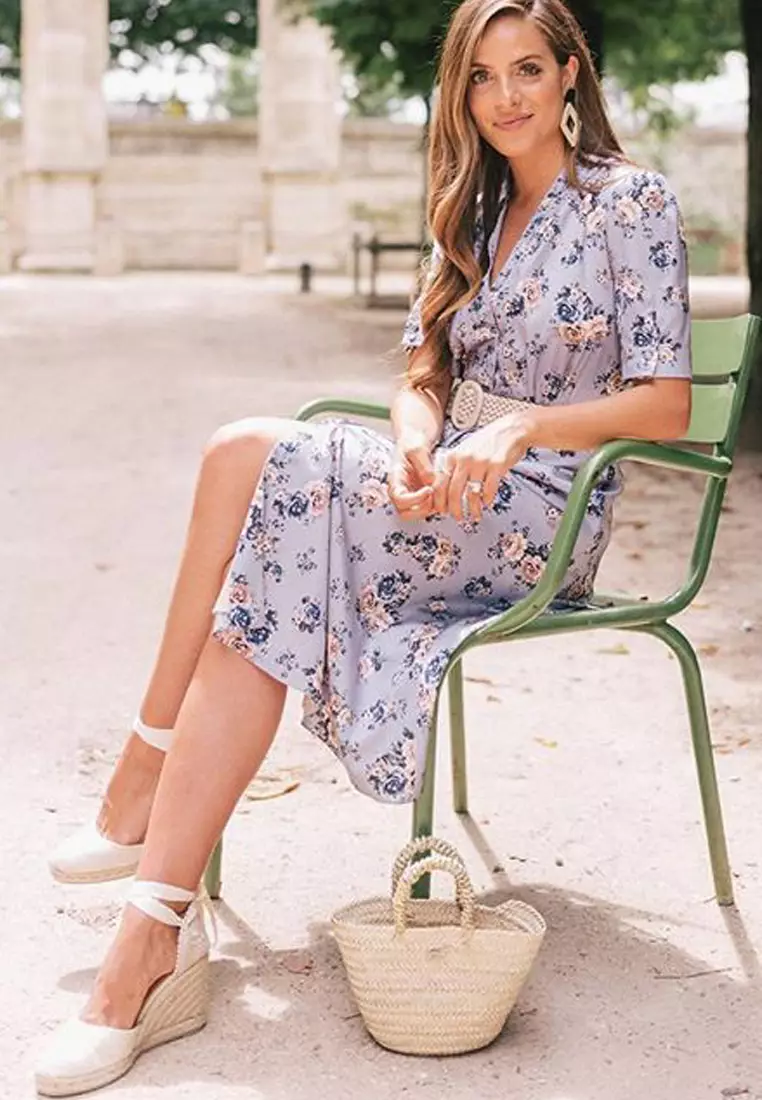 9CM 綁帶帆布船踭草地鞋 HB101