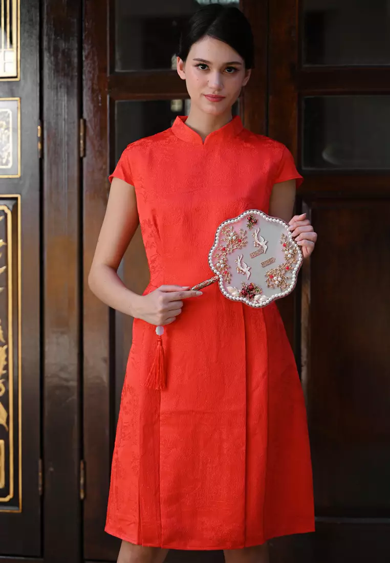 中式旗袍连衣裙