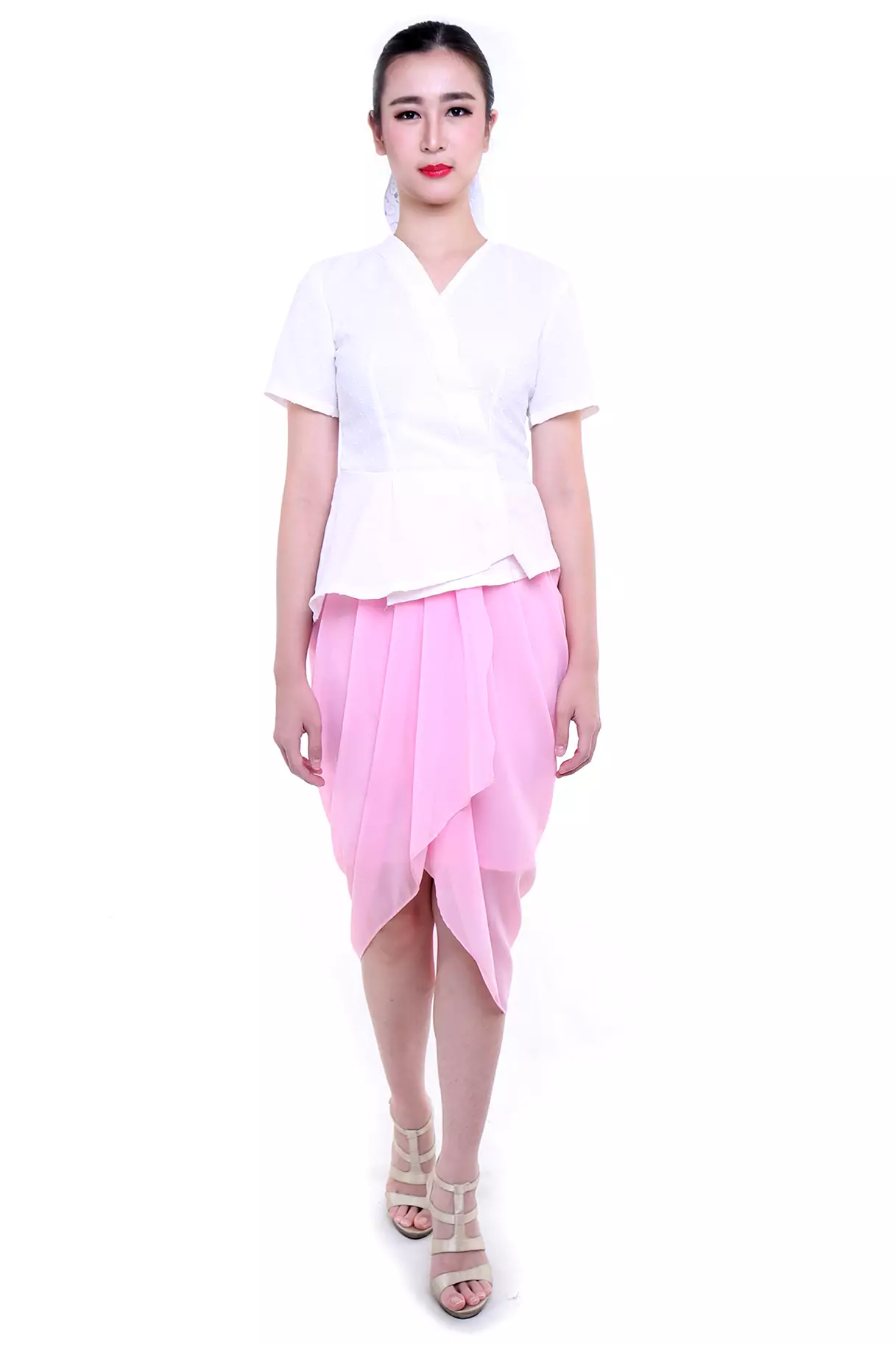 Catherin Putih Kimono Kebaya
