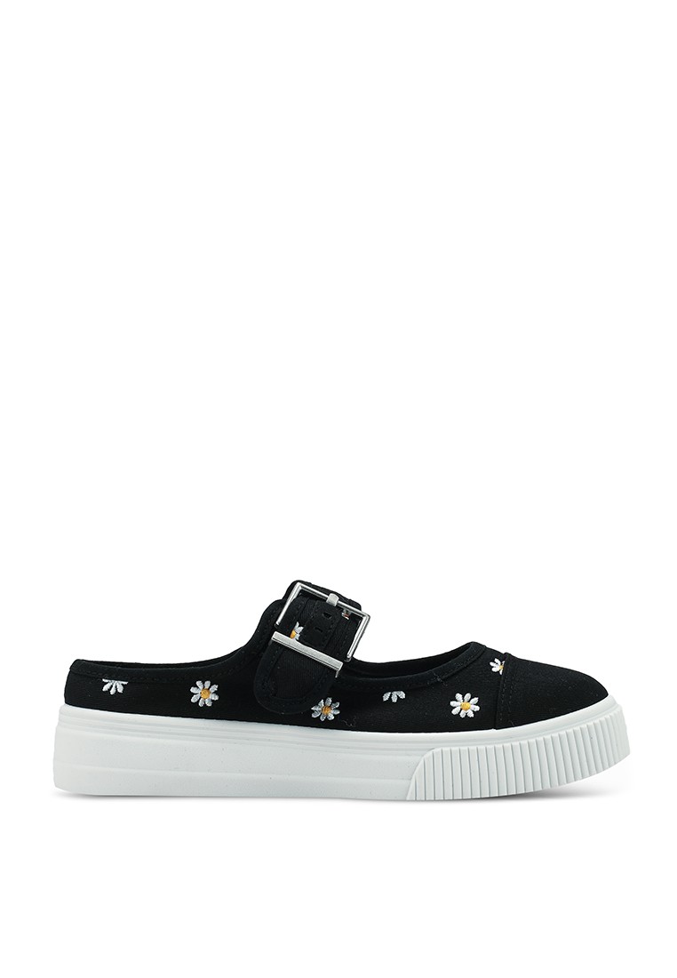Mary Jane Platform Mule Shoes