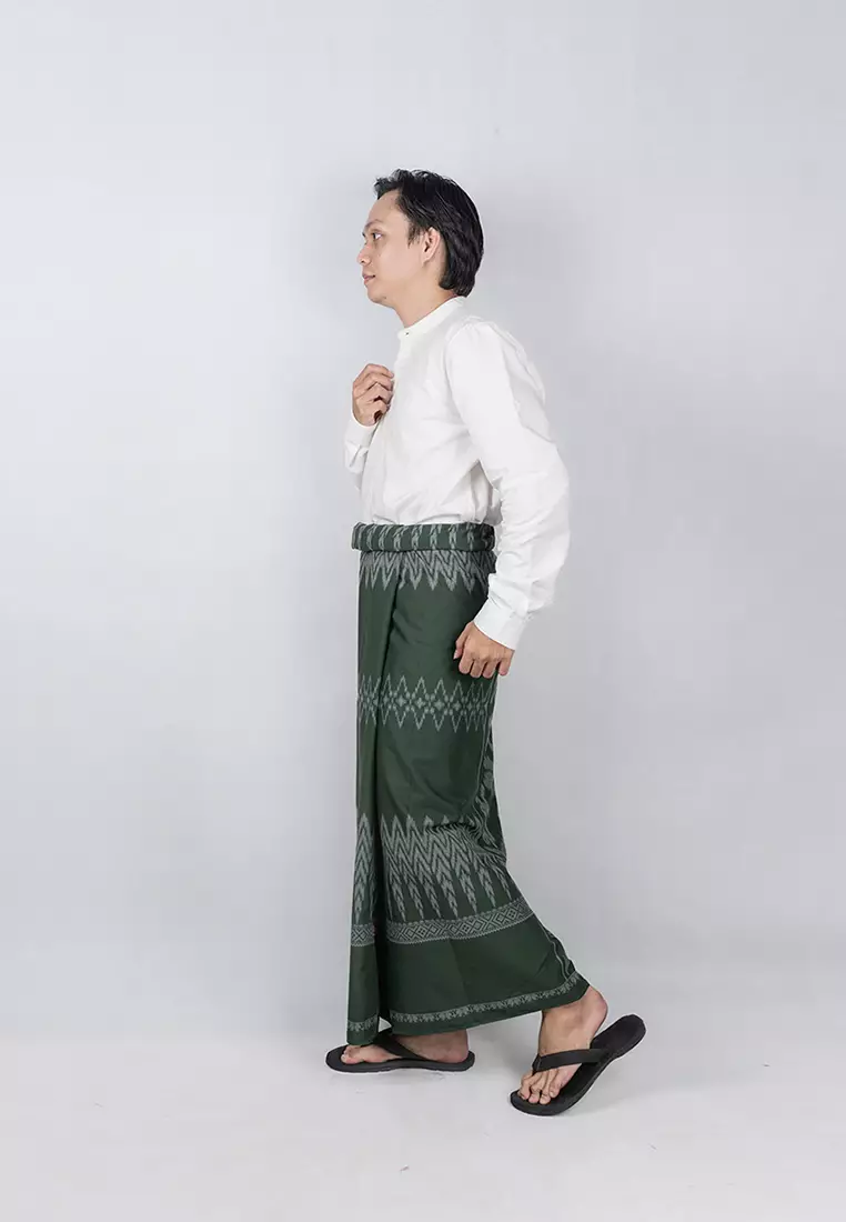 My Aksa Batik Sarung Irshad Green