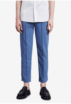 Zara slacks Blue 1-3M discount 91% KIDS FASHION Trousers Ribbed 