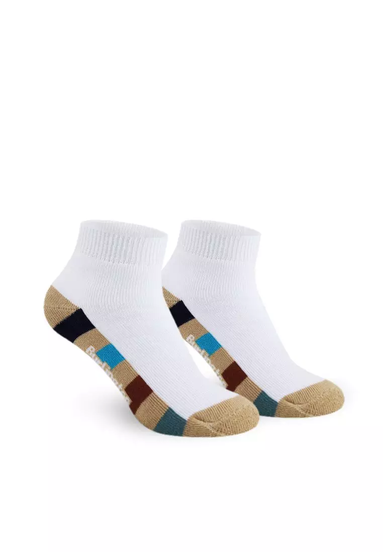 Burlington Boys’ Cotton Sports Ankle Socks 3 Pairs in 1 Pack BBSKG39