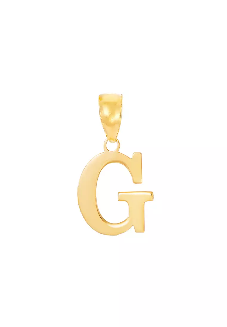 HABIB 916/22K Yellow Gold Alphabet Pendant STP060723(G)