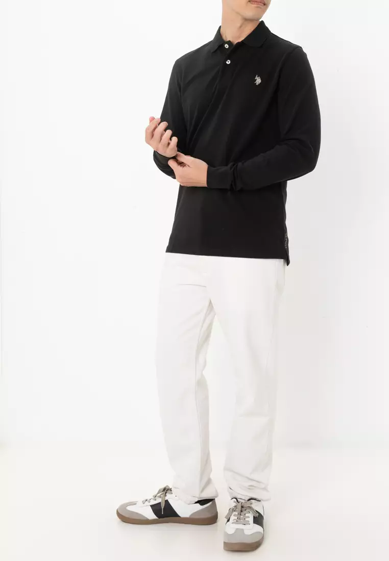 Logo Pique Polo Shirt