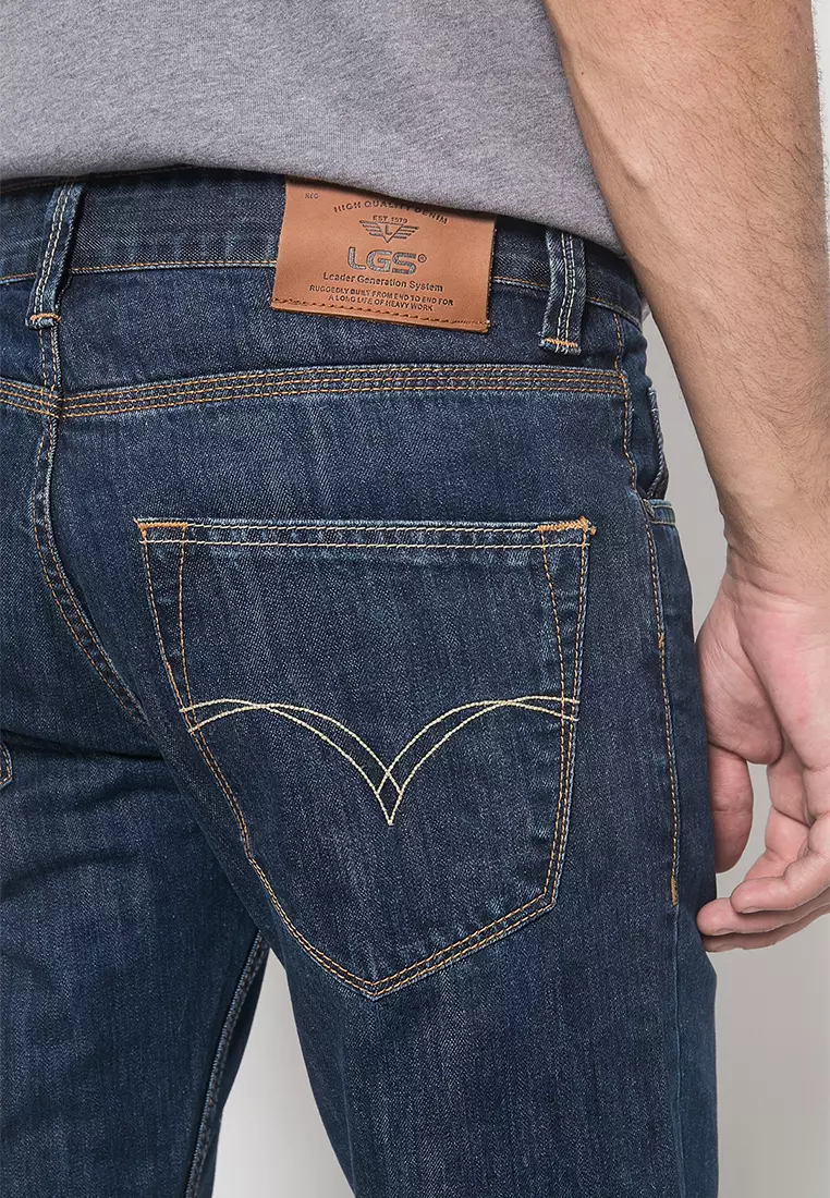 LGS - Celana Panjang Jeans - Jeans - Biru - Slim Fit - JSF.505.100.2.C