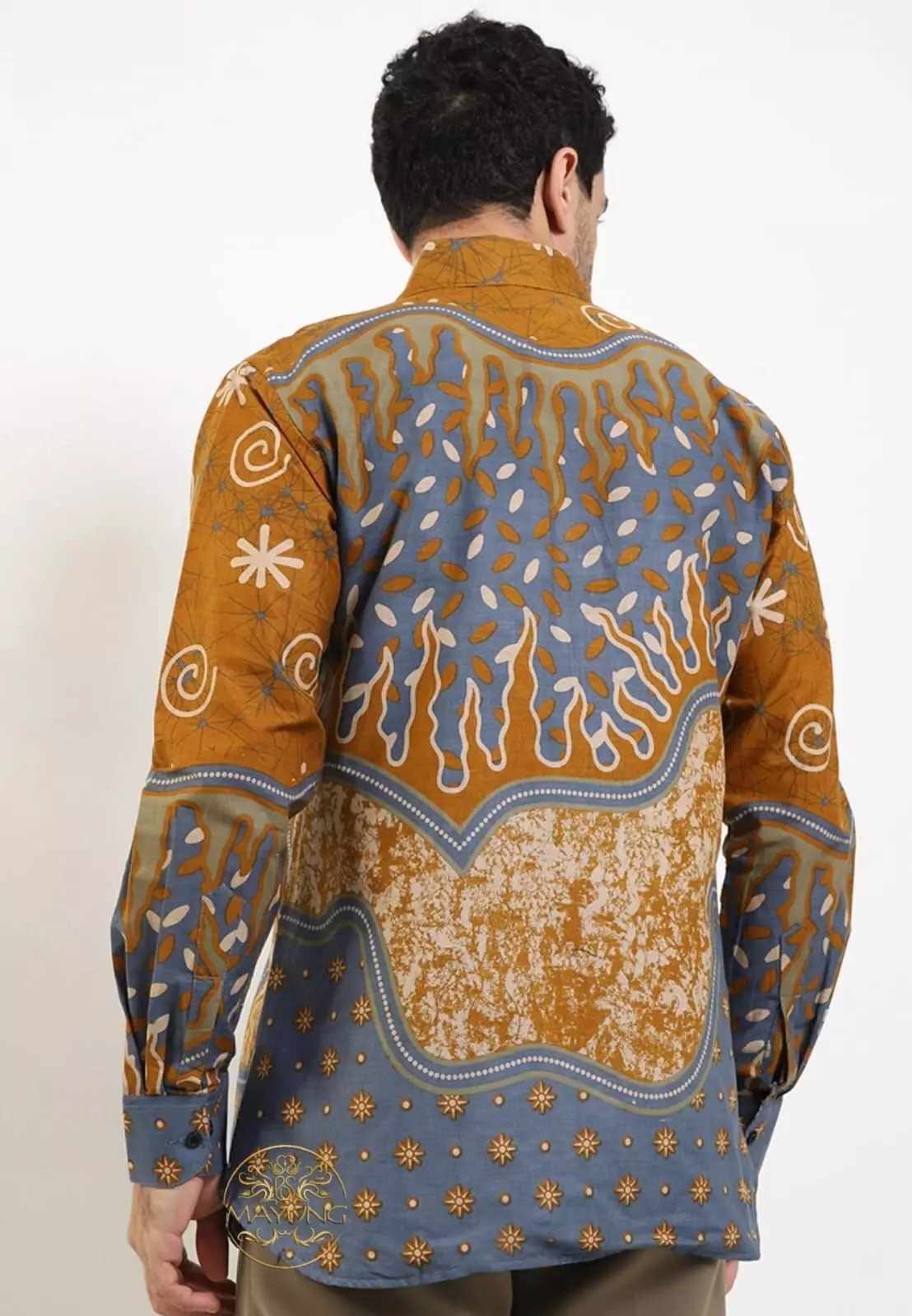 Wirasatya Kemeja Batik Pria Premium Slimfit Modern Lengan Panjang