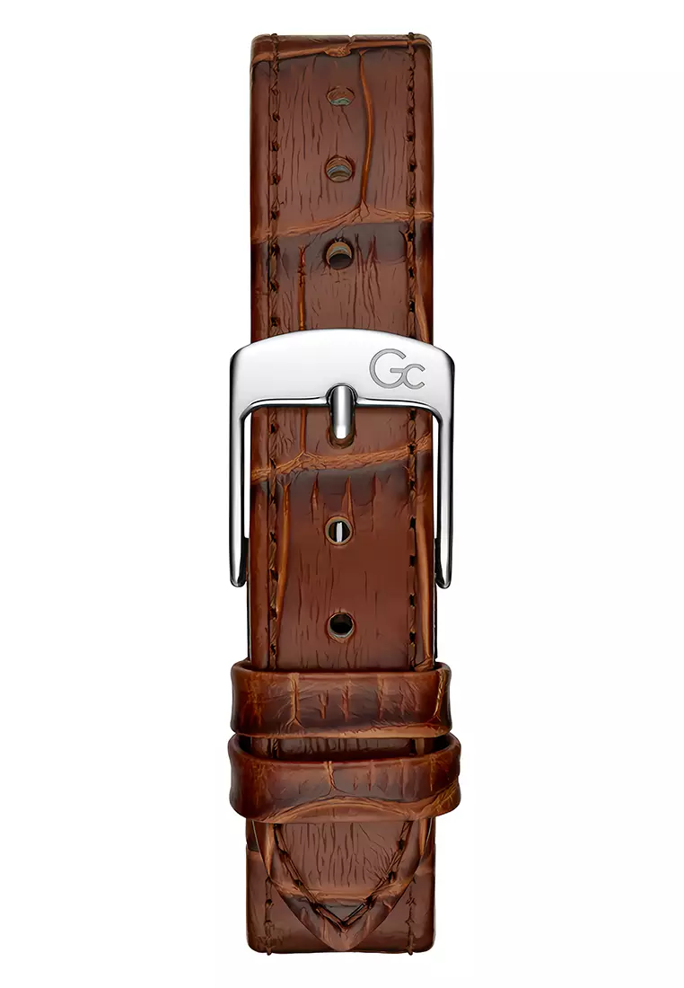 Gc Vogue Mid Size Leather Women's Watch Swiss Made - Z22004L1MF