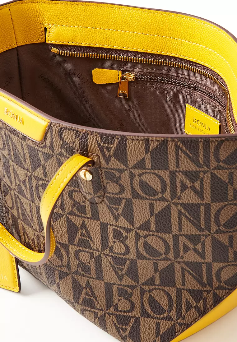 BONIA - Be confident and bold with our tote bag in yellow