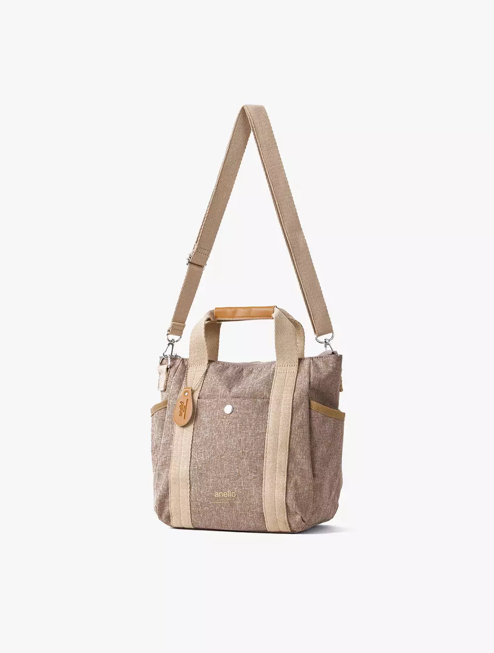 Jual Anello Anello Berry 2Way Mini Tote Bag Beige Beige Original 2024 ZALORA Indonesia