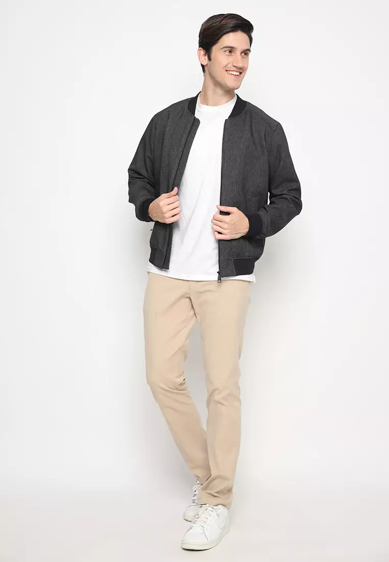 Jobb Goldfinch Jacket Pria Slim Fit Black