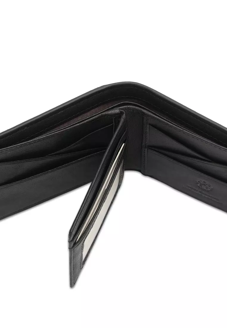 Men's Genuine Leather RFID Blocking Bi Fold Wallet