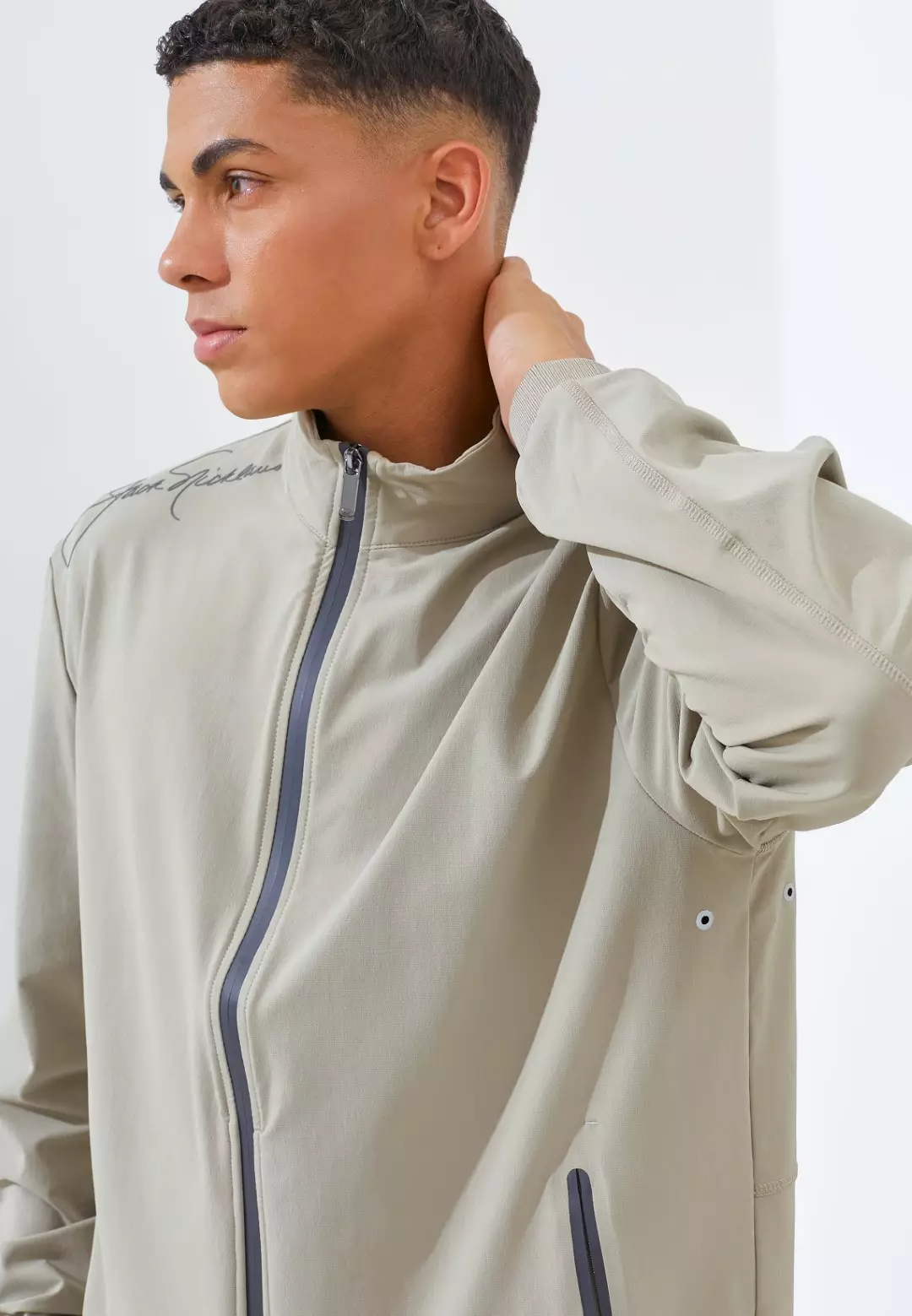 Jack Nicklaus Wynn Premium Performance Jacket Stone