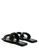 London Rag black Gathered Strap Slip-On Flat in Black FB289SH3863E81GS_3
