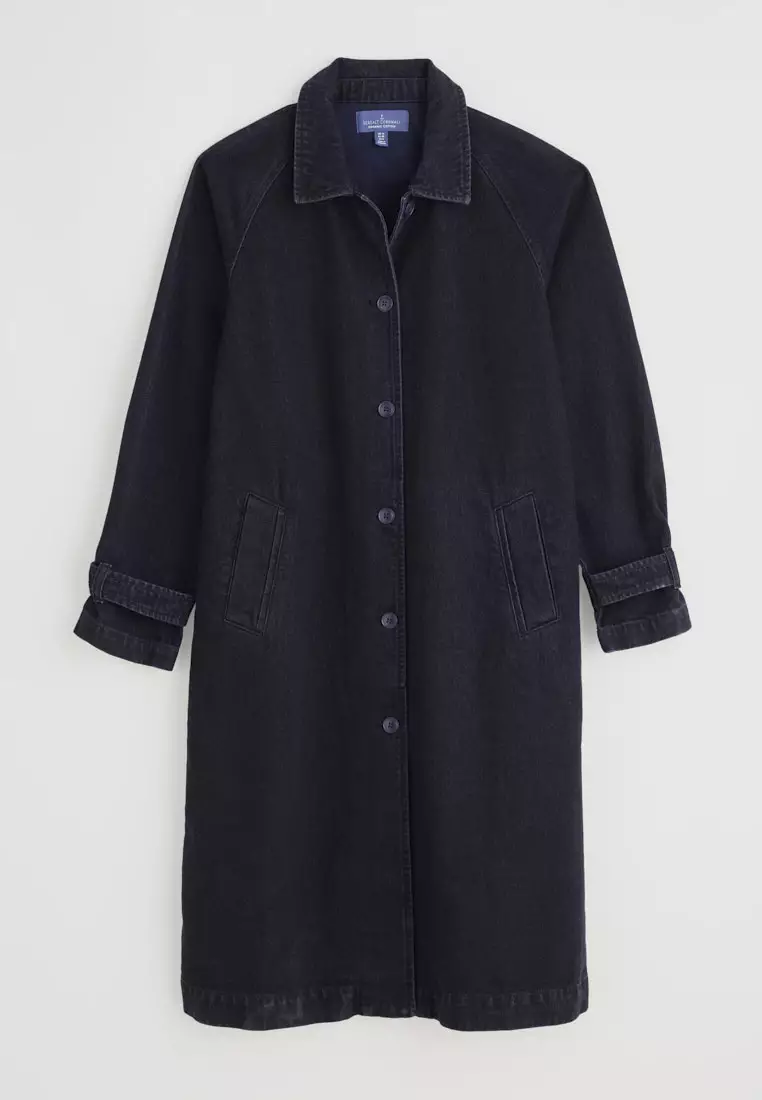 Seasalt Cornwall Blue Boscastle Mac