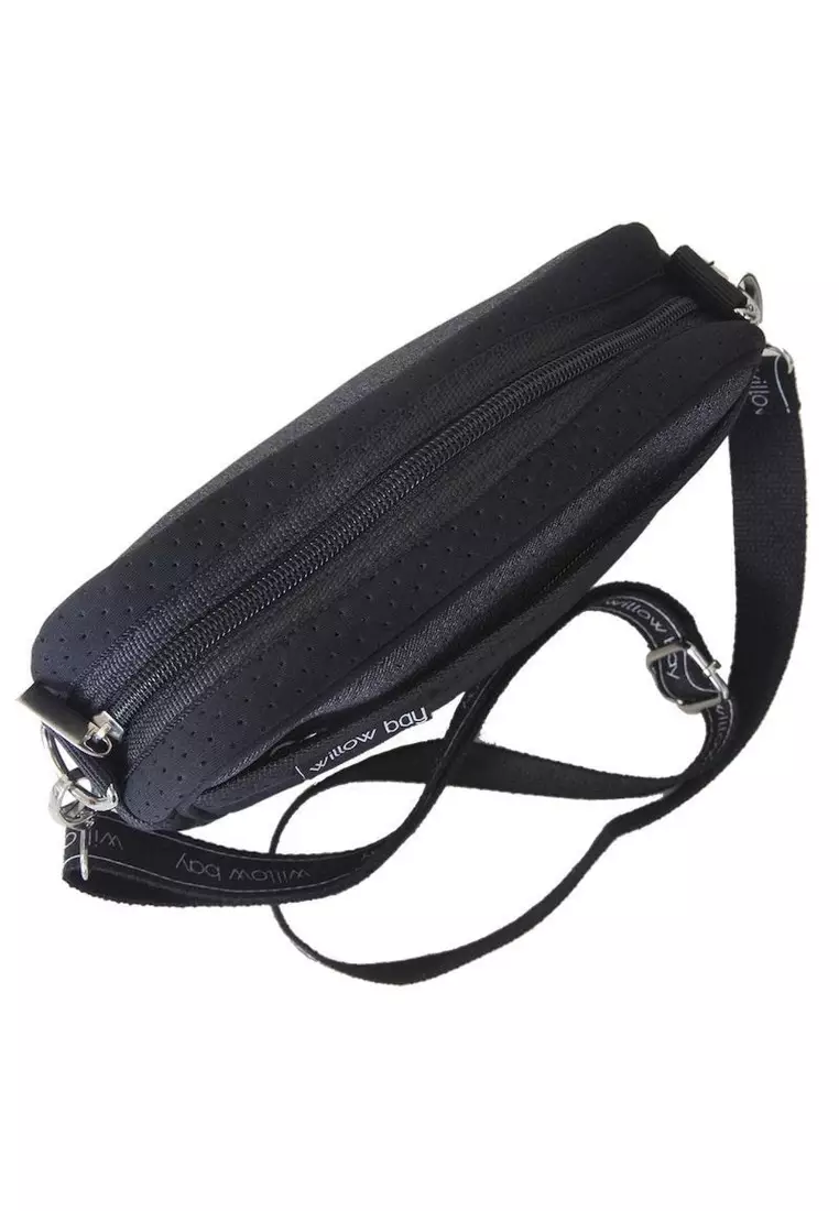 Buy Willow Bay WILLOW BAY Crossbody Neoprene Bag Black Denim/Black