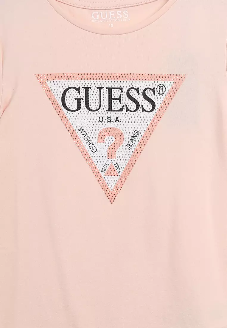 Buy Guess Gems Logo Short Sleeve T-Shirt 2024 Online | ZALORA Singapore