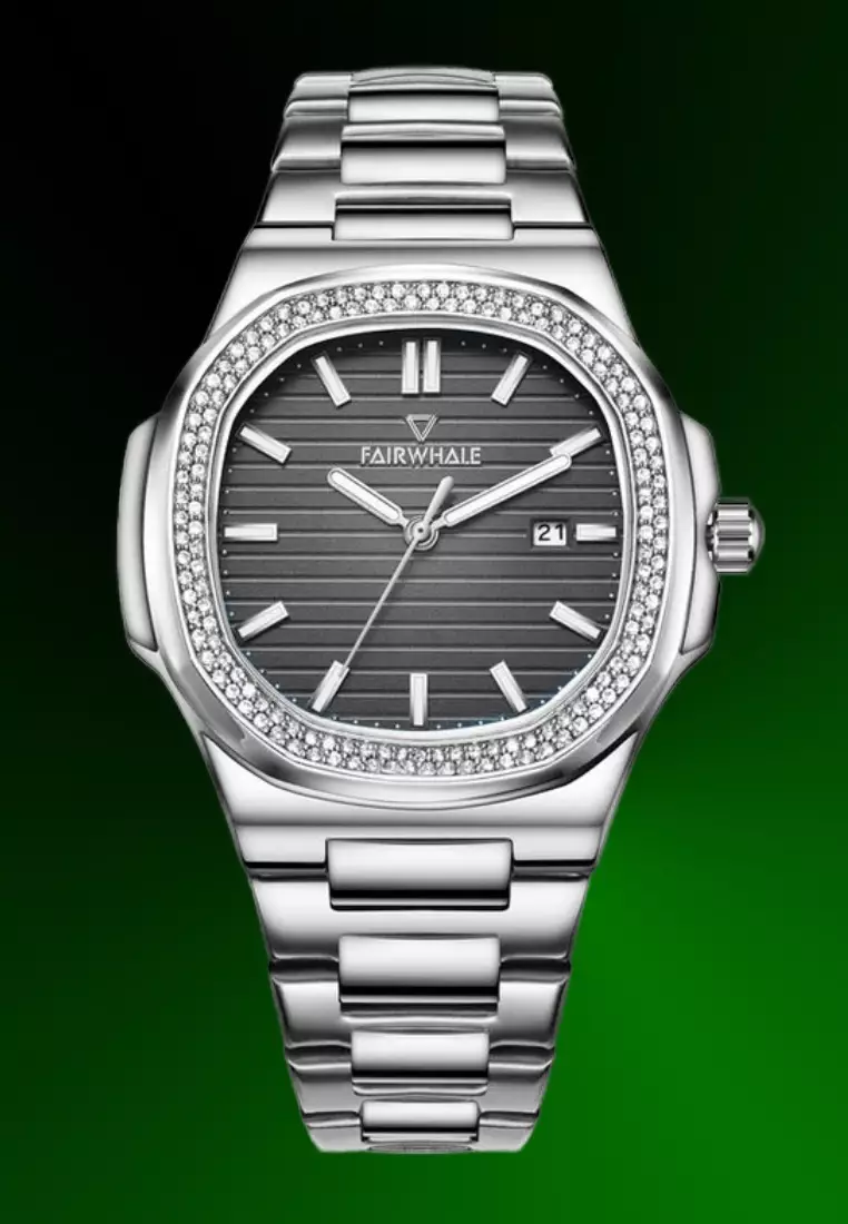 Unisex Quartz Watch, 39mm, Metal Bracelet