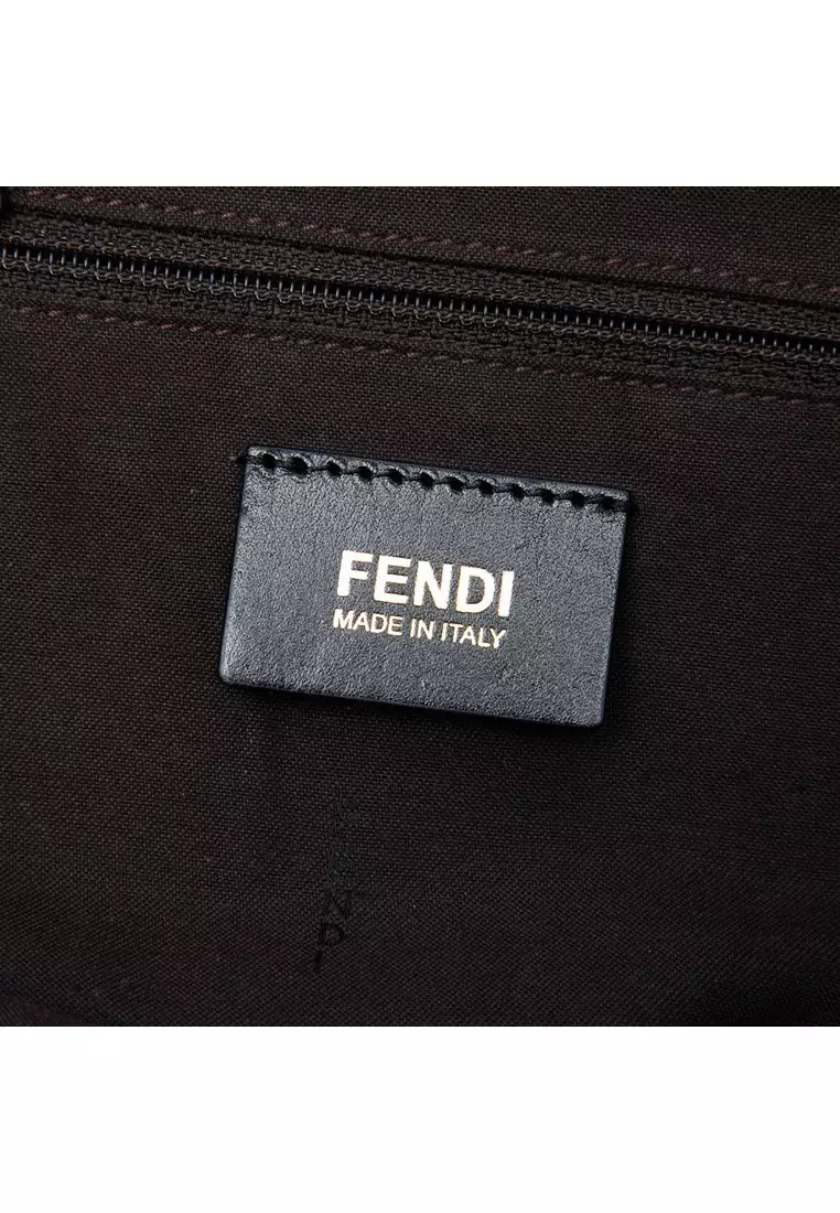 Pre-Loved Fendi Zucca Canvas Chef Tote