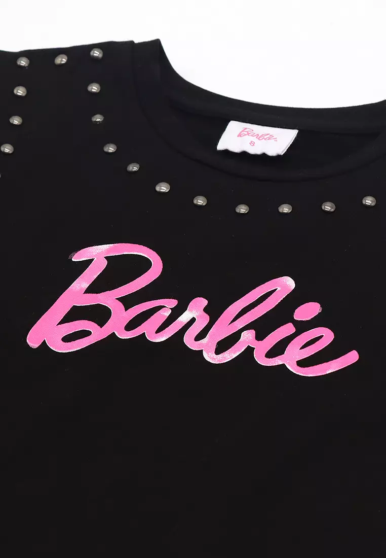 Girls Licensed Graphic Ringer T-Shirt Logo