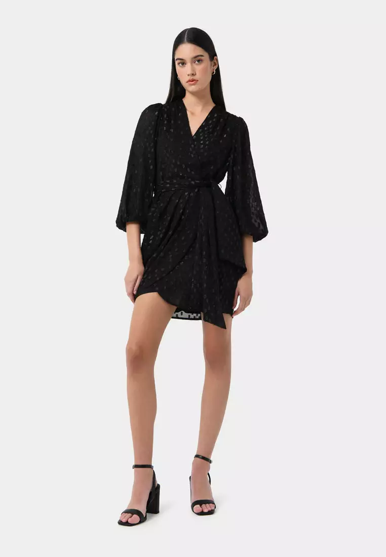 Minda Glitter Mini Dress