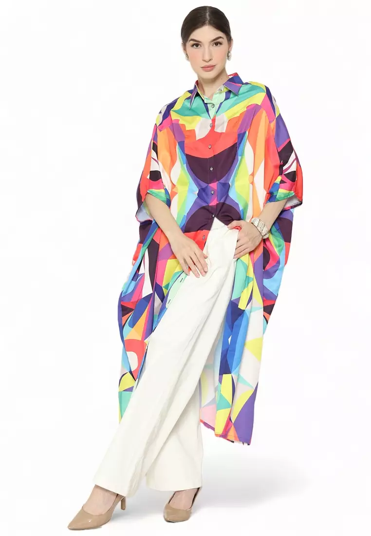 Kanzi Collared Kaftan
