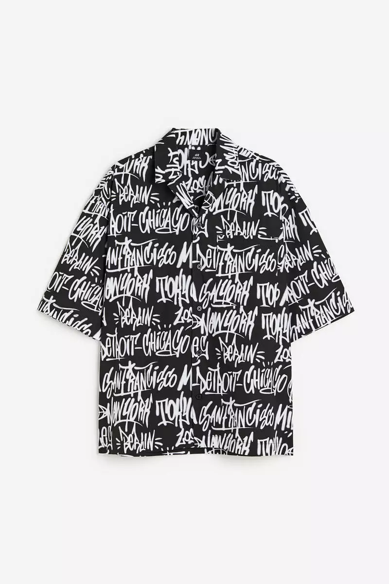 Machine Pattern Resort Shirt