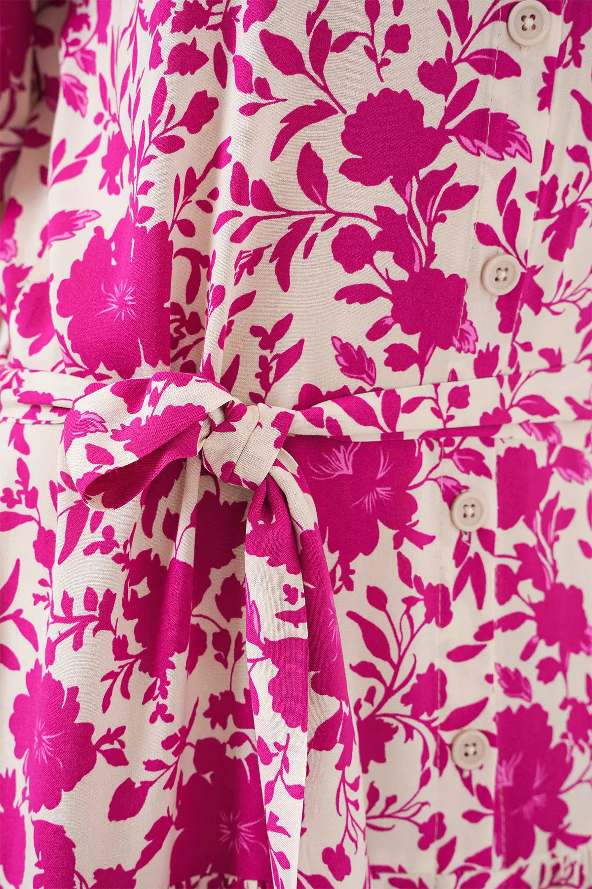 Short Sleeve Patterned Dress