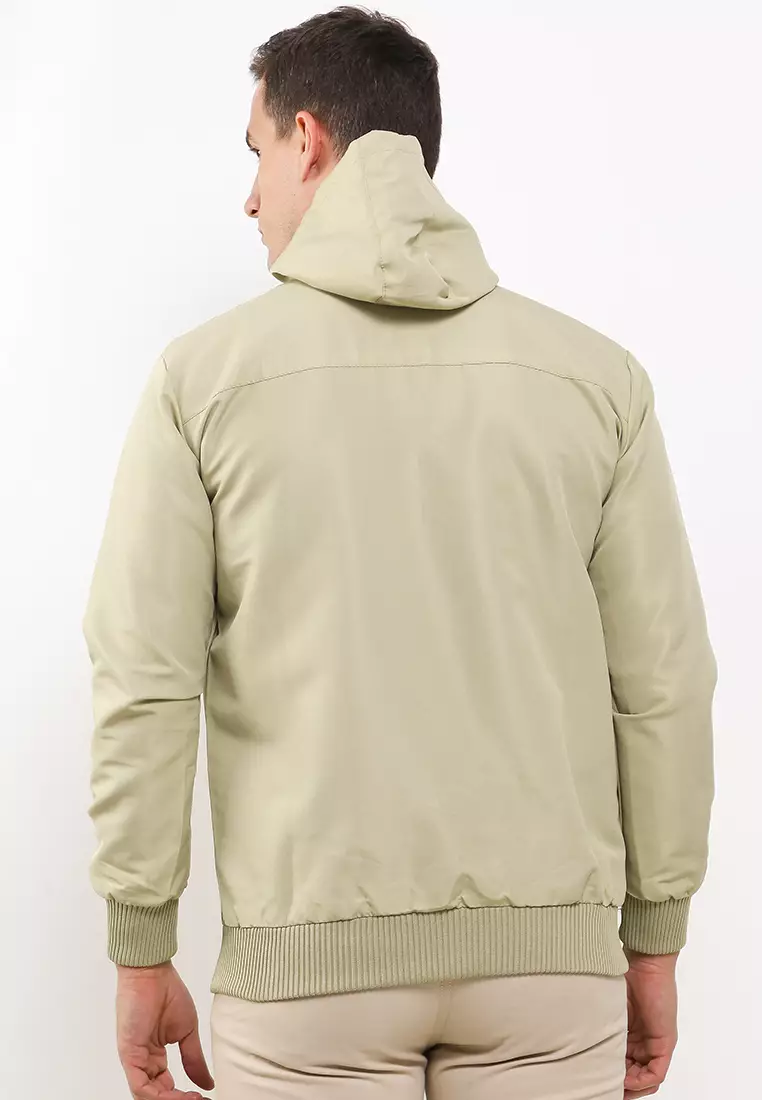 GRAHANGGRA Jaket Taslan Hoodie - Cream