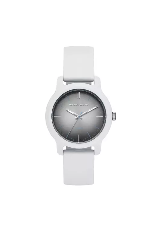 Ostrom White Silicone Strap Analog Watch SKC-SR6265