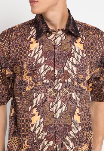 Jual Danar  Hadi  Kemeja Pendek Batik  Motif Parang Kecil 