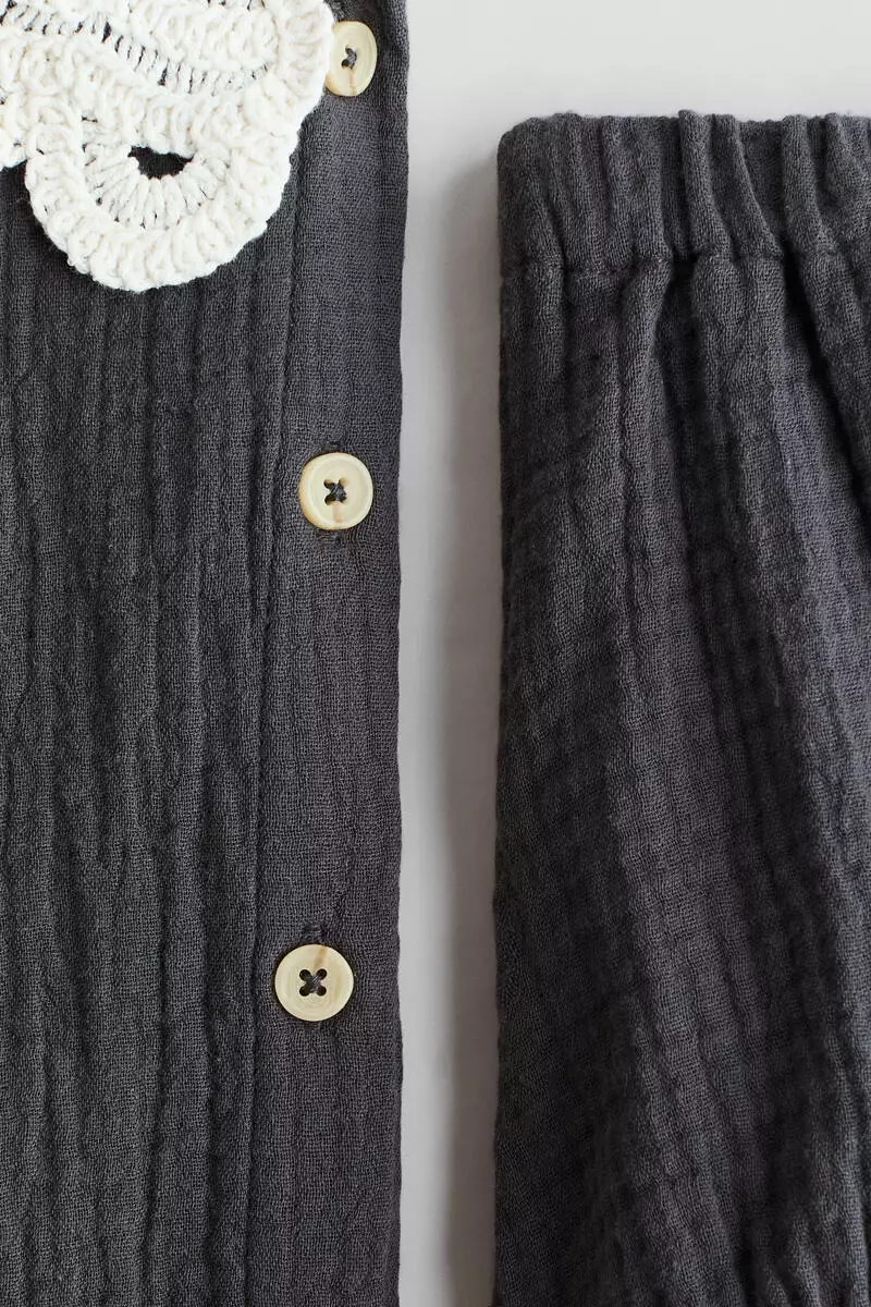 2-piece cotton muslin set