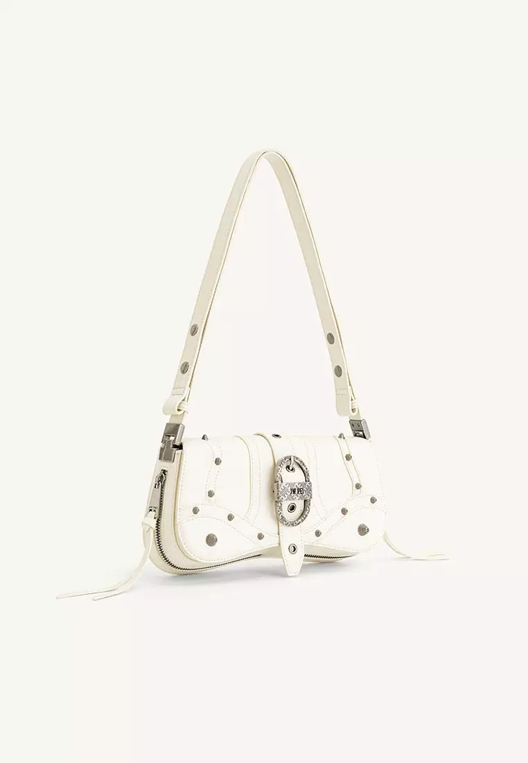 JW Pei Joy Crushed Shoulder Bag - White