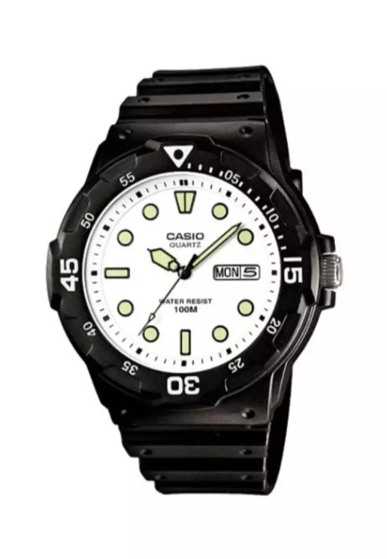 Casio quartz resin hot sale casual watch