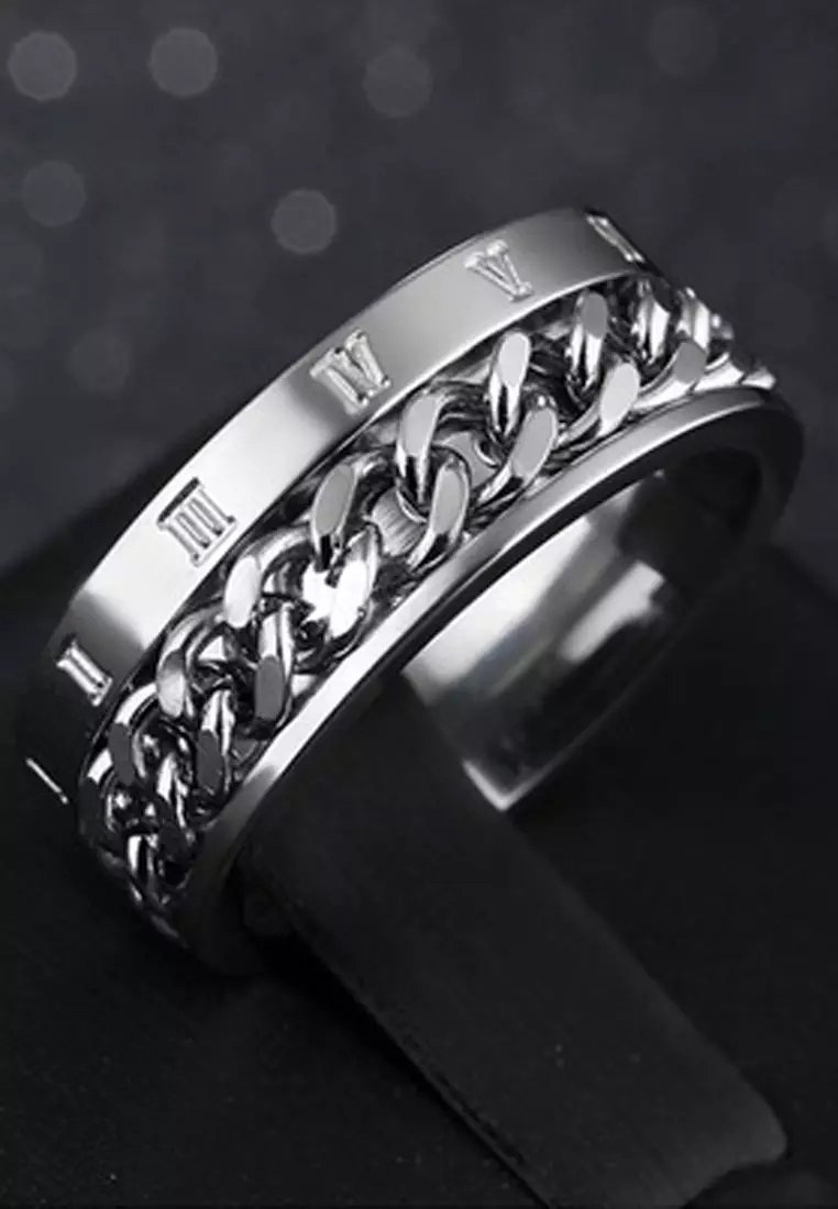 Buy Trendyshop Men's Rome Dial Ring 2026 Online | ZALORA Philippines