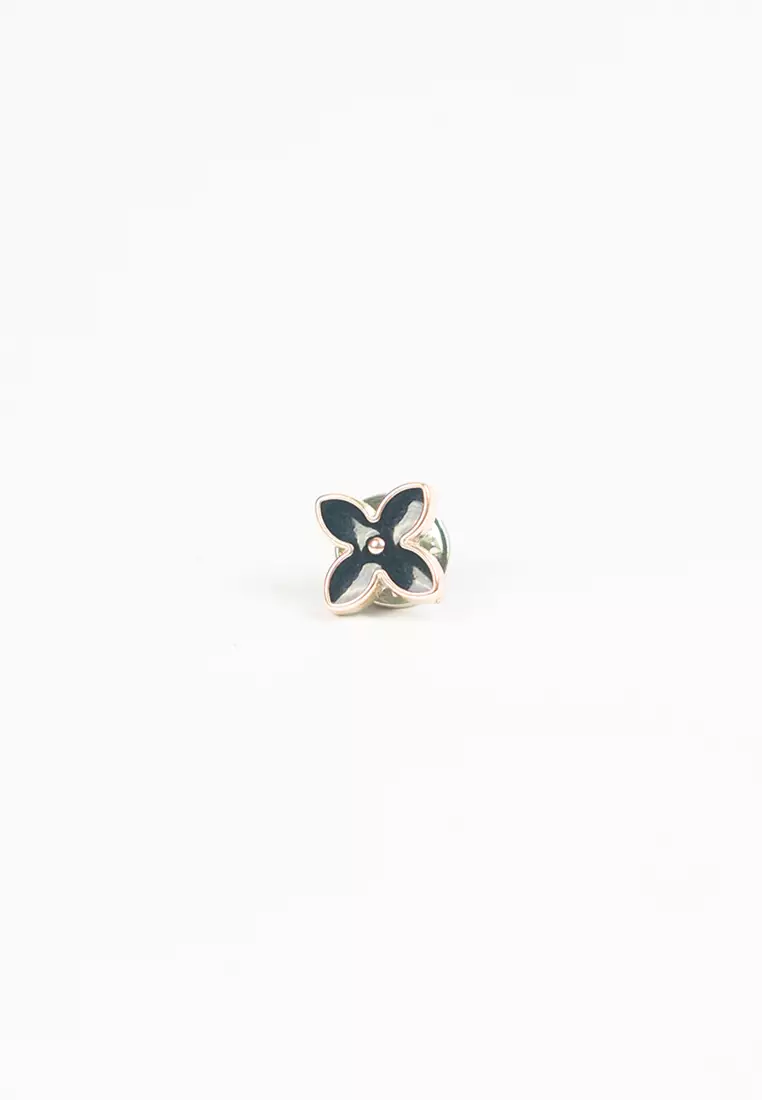 Houseofcuff lapel pin brooch bros untuk jas TUSUK HITAM A03